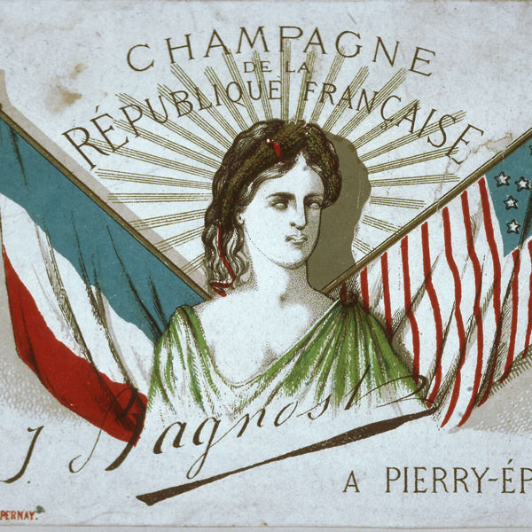 Ein altes Champagner-Etikett